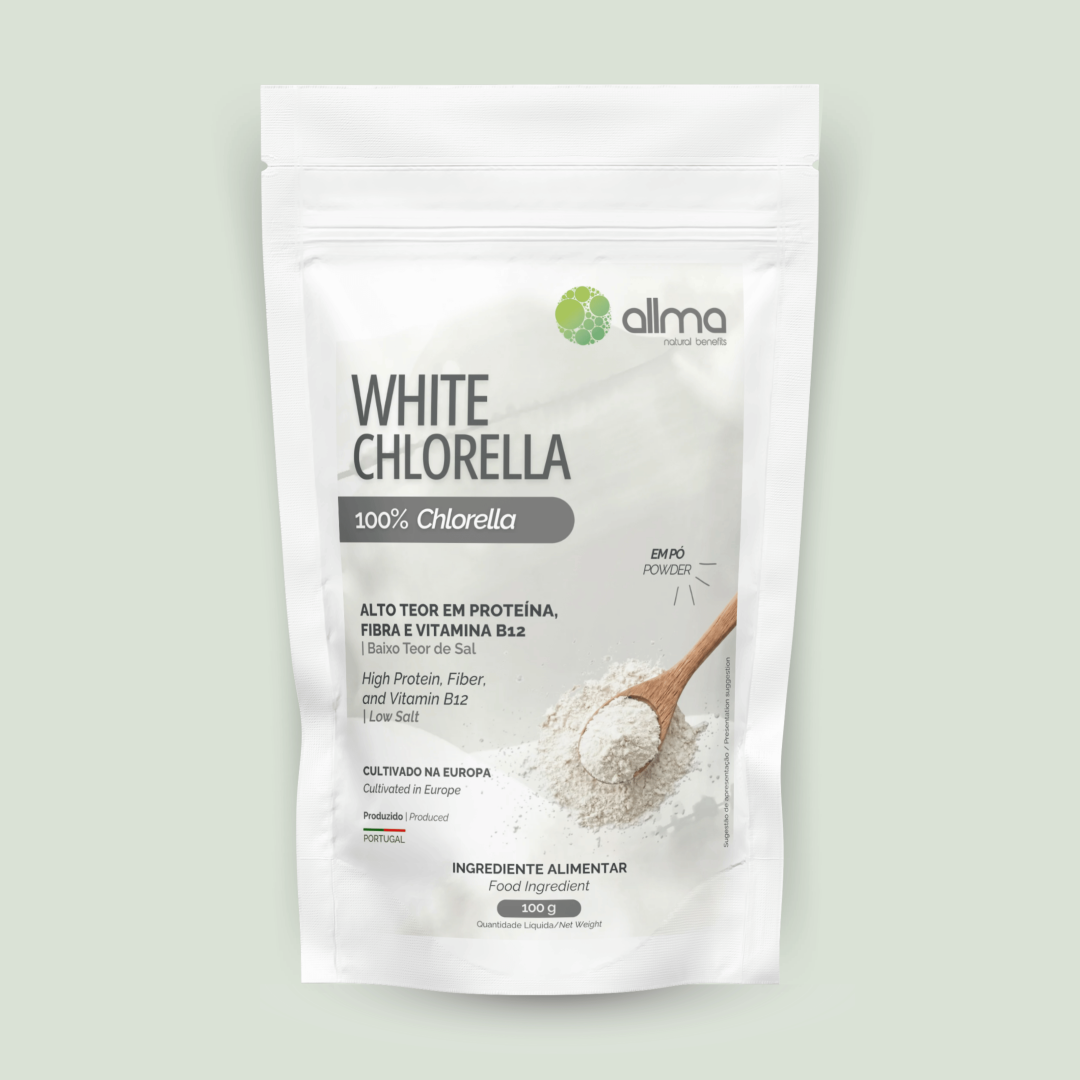 White Chlorella em Pó 100g