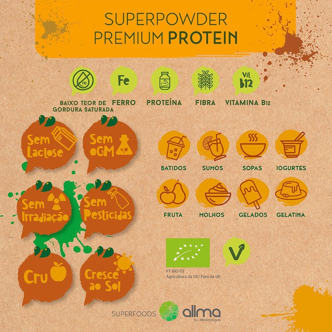 info nutricional Superpowder Premium Protein