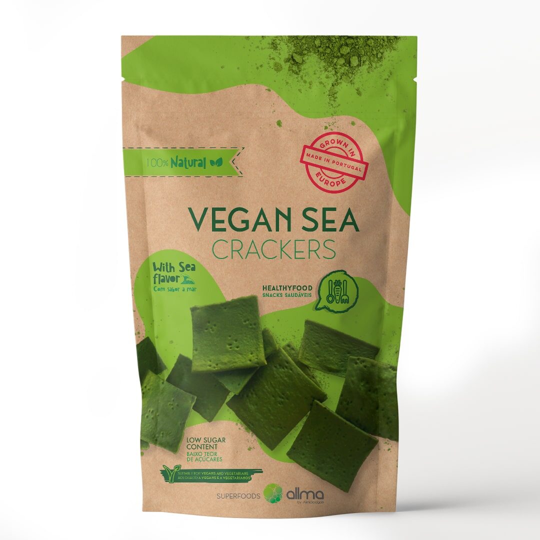 Vegan Chlorella Crackers