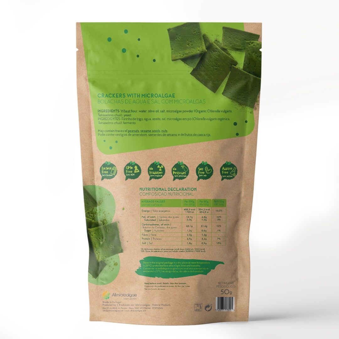 Vegan Chlorella Crackers back