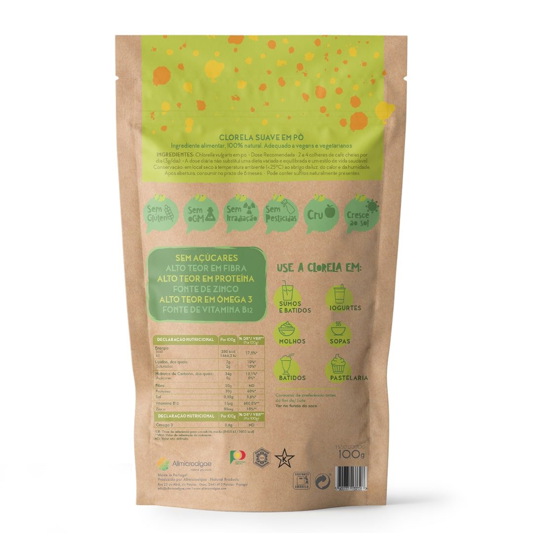 chlorella lisse 100g