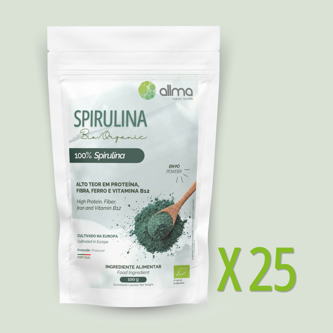 Espirulina Ecológica en Polvo 100g X 25 UN